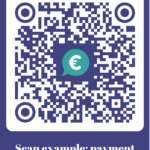 Een tikkie QR code met een tikkie logo
